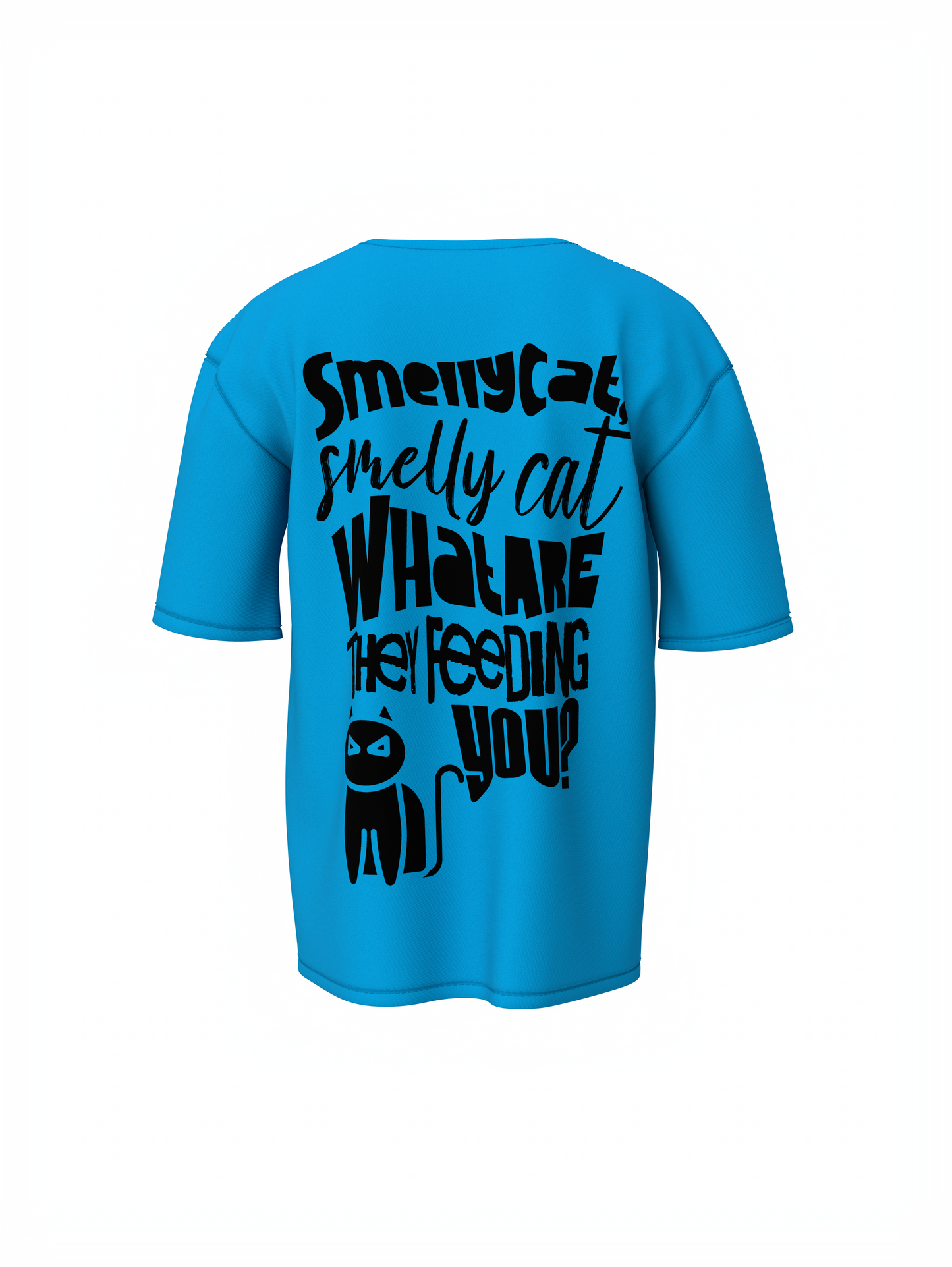 Smelly Cat Oversized T-Shirt for Funny Streetwear Style Now