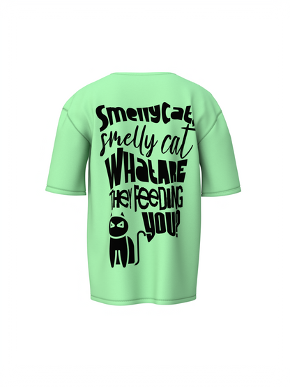 Smelly Cat Oversized T-Shirt for Funny Streetwear Style Now