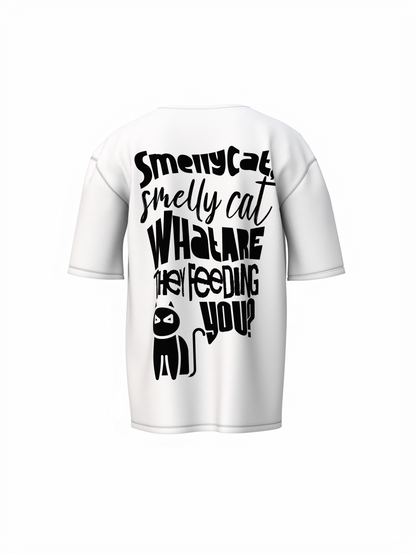 Smelly Cat Oversized T-Shirt for Funny Streetwear Style Now