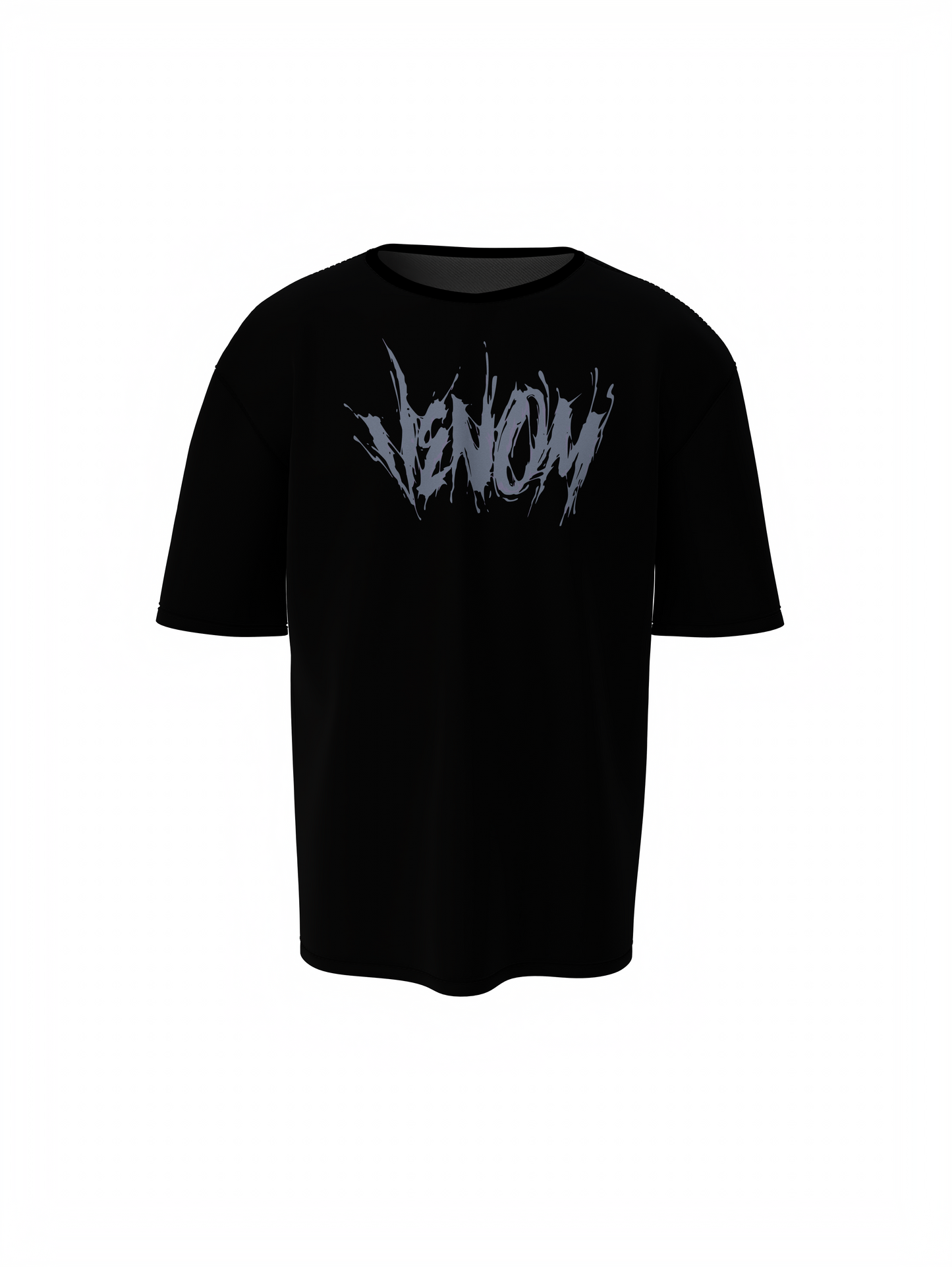 Venom Vortex Oversized T-Shirt for Bold Dark Streetwear Style
