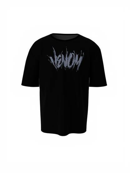 Venom Vortex Oversized T-Shirt for Bold Dark Streetwear Style