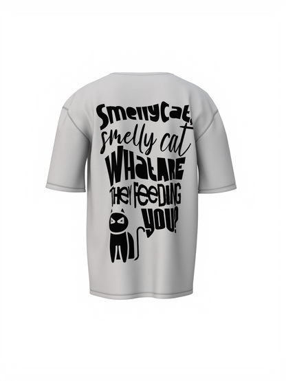 Smelly Cat Oversized T-Shirt for Funny Streetwear Style Now
