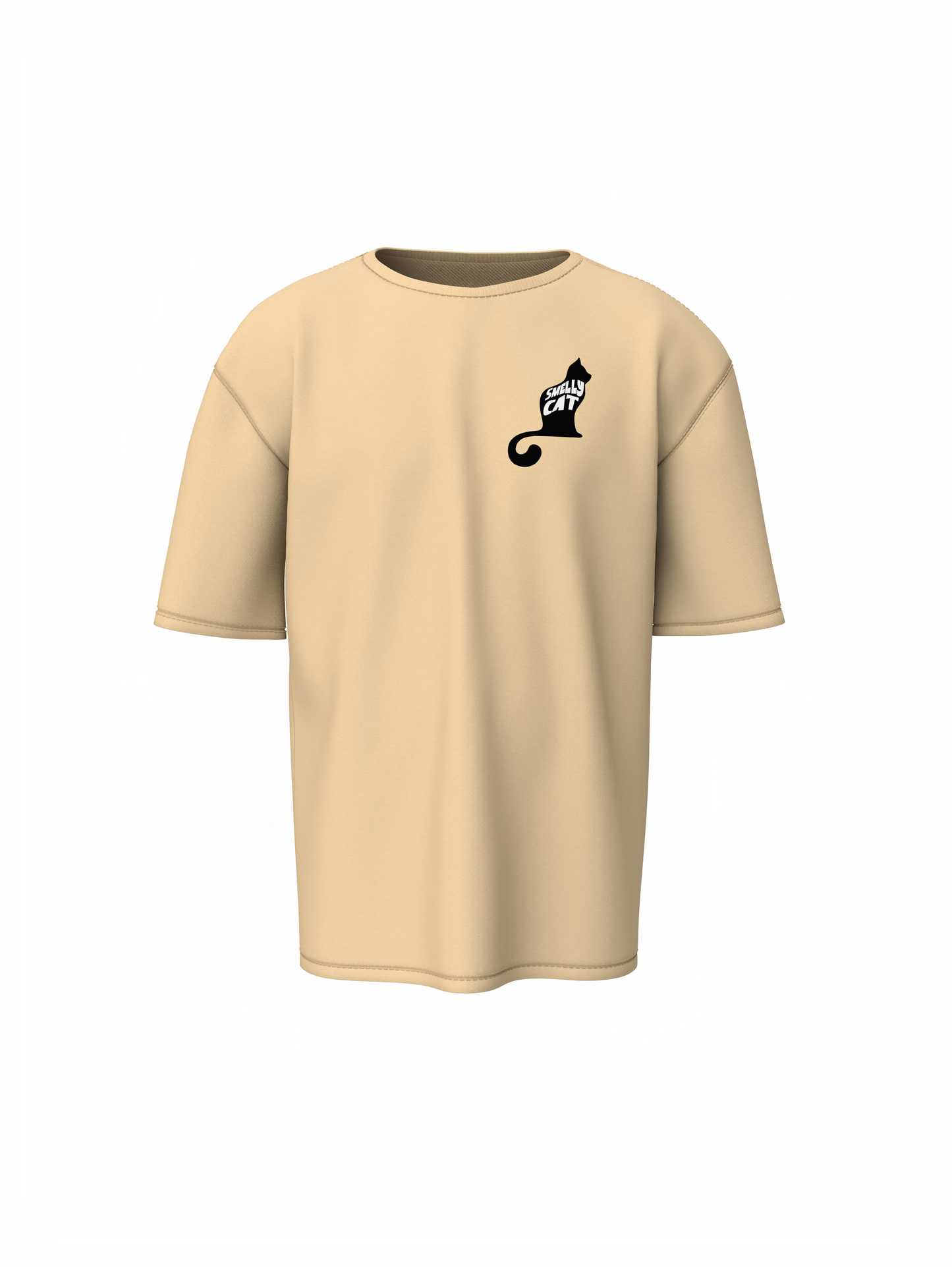 Smelly Cat Oversized T-Shirt for Funny Streetwear Style Now