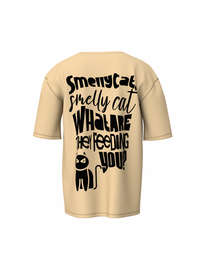 Smelly Cat Oversized T-Shirt for Funny Streetwear Style Now