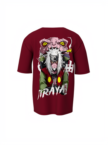 Jiraya Oversized T-Shirt Anime Streetwear Style