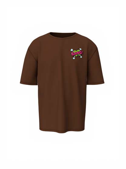 Taz Bang Oversized T-Shirt Fun Cartoon Streetwear Style Tee