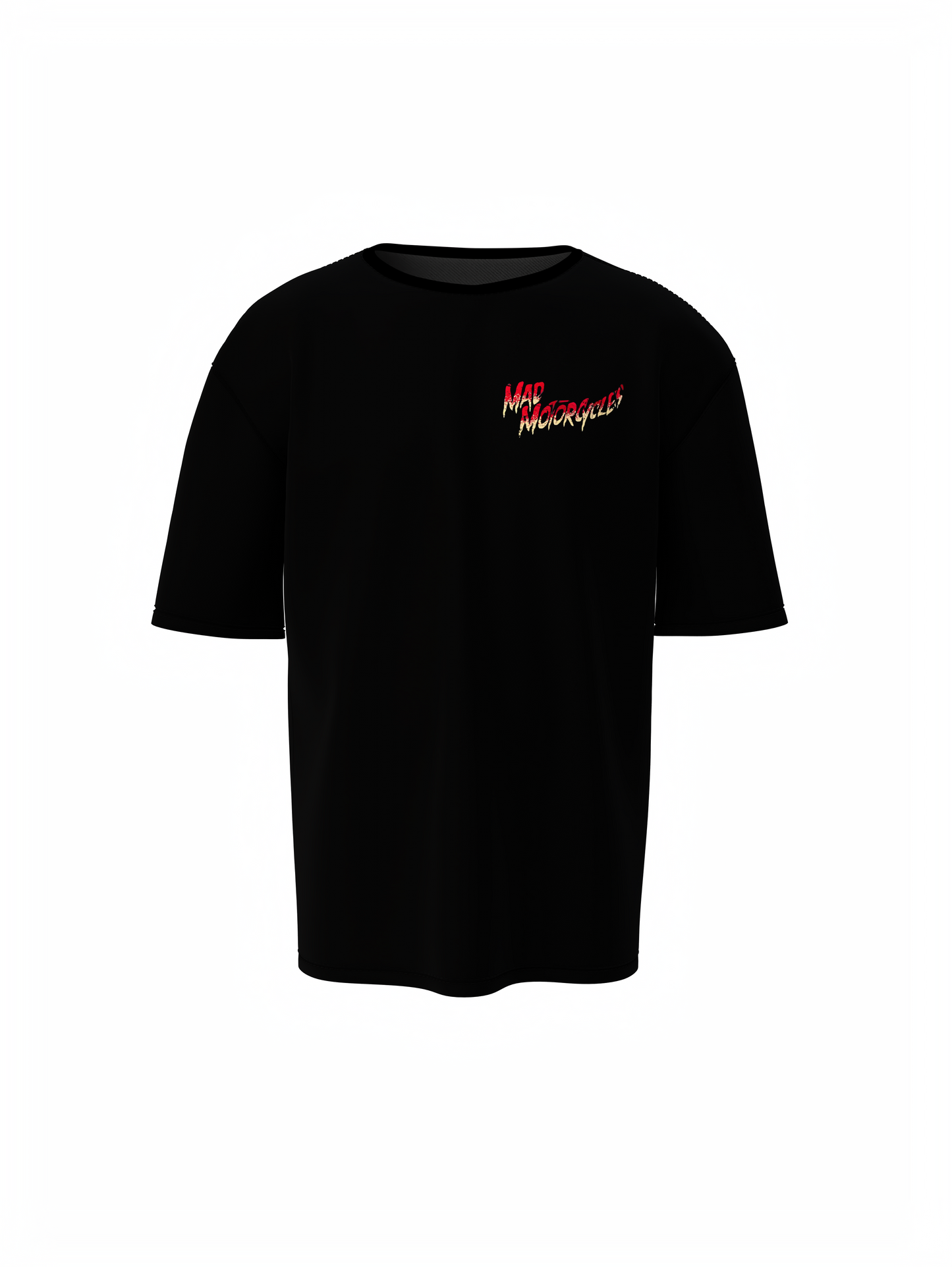 Mad Motorcycles Oversized T-Shirt Bold Biker Streetwear