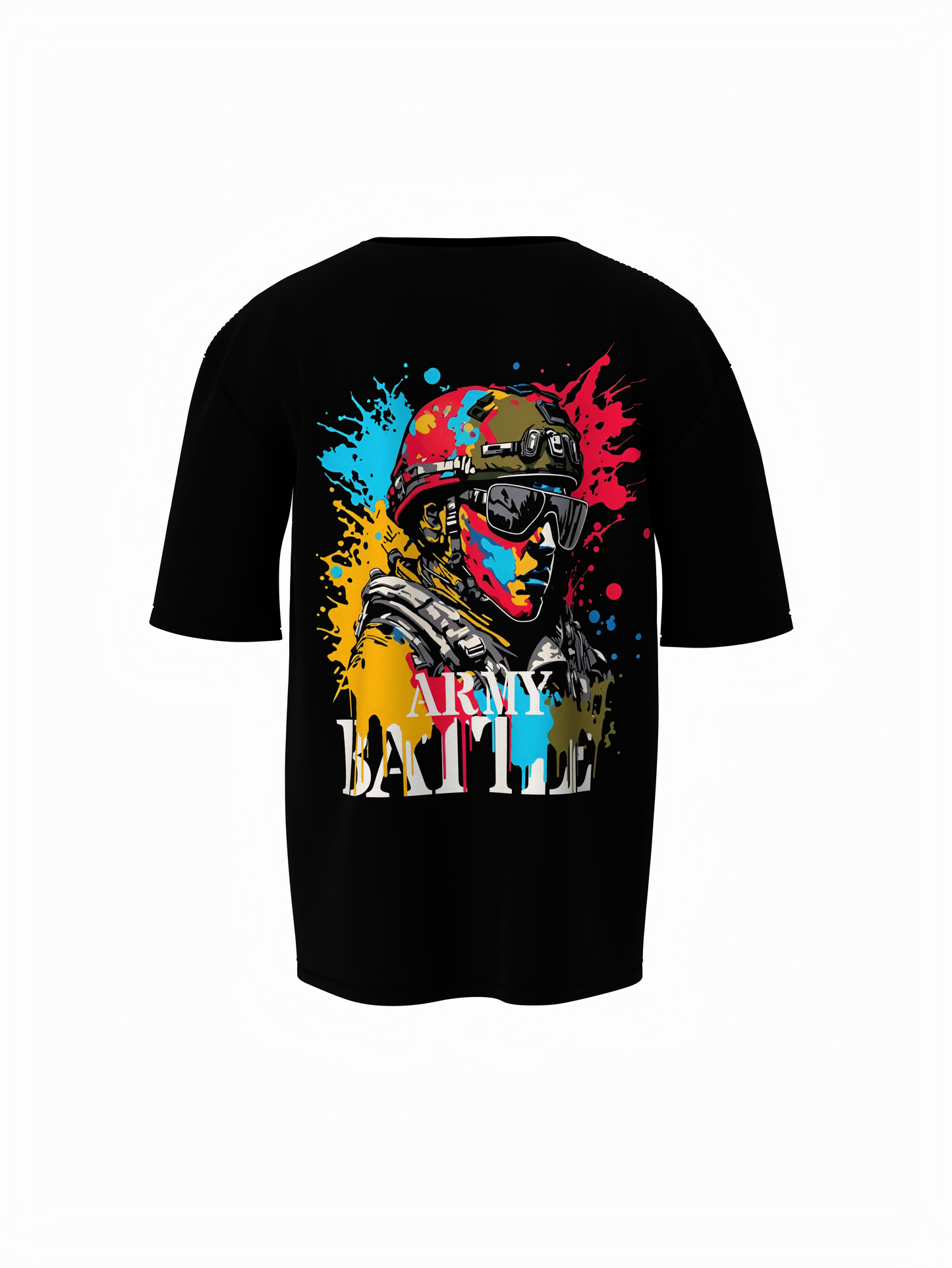 Army Battle Oversized T-Shirt
