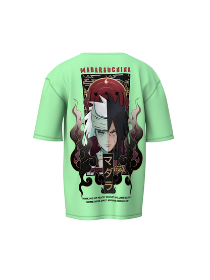 Madara Yin & Yang Oversized T-Shirt – Anime Graphic Tee