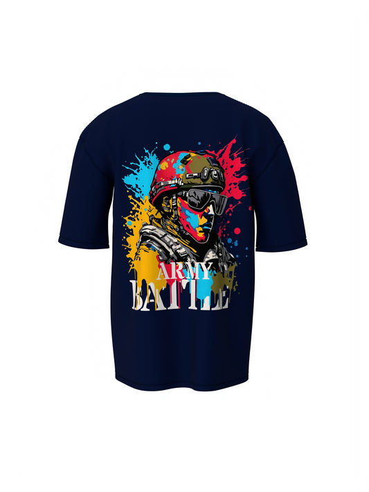 Army Battle Oversized T-Shirt