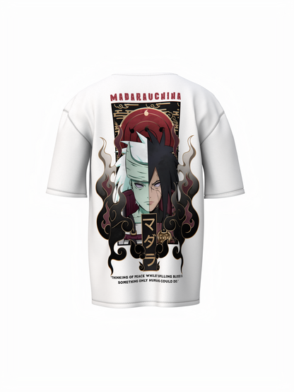 Madara Yin & Yang Oversized T-Shirt – Anime Graphic Tee