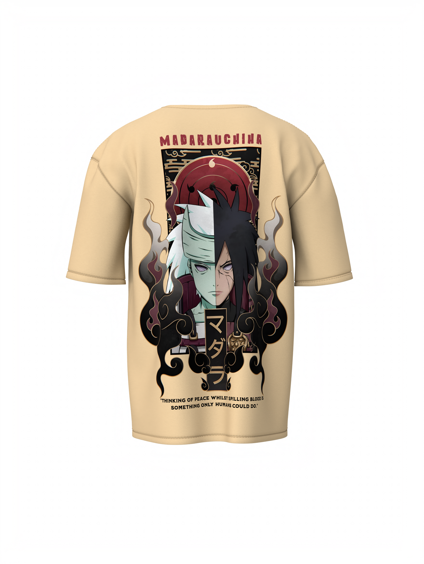 Madara Yin & Yang Oversized T-Shirt – Anime Graphic Tee