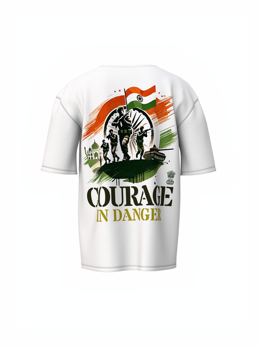 Courage in Danger Oversized T-Shirt
