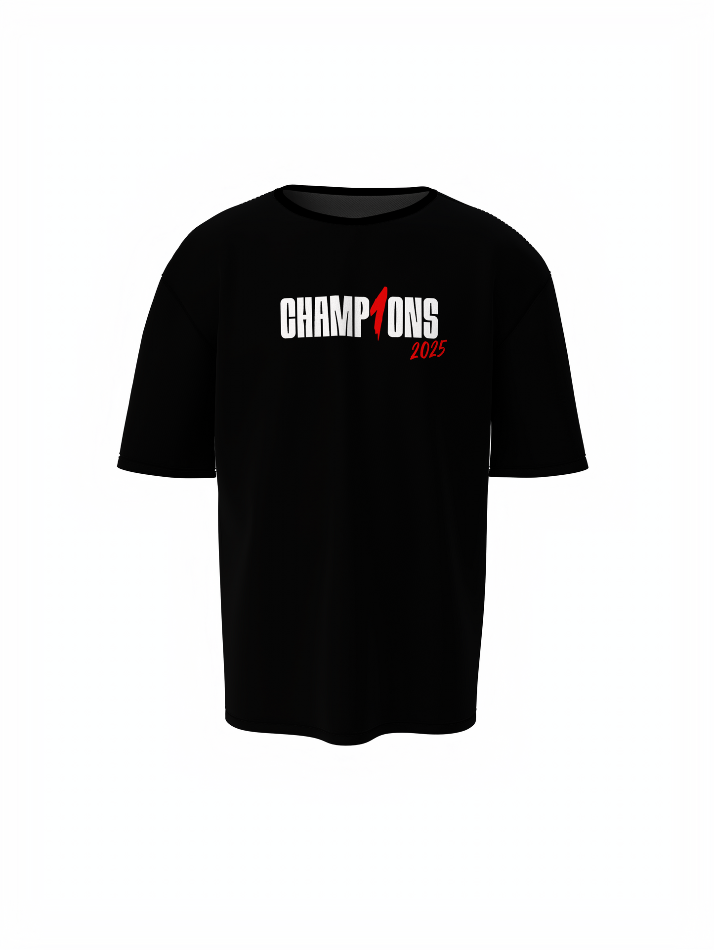 Champions of 2025 Oversized T-Shirt Trendy Streetwear