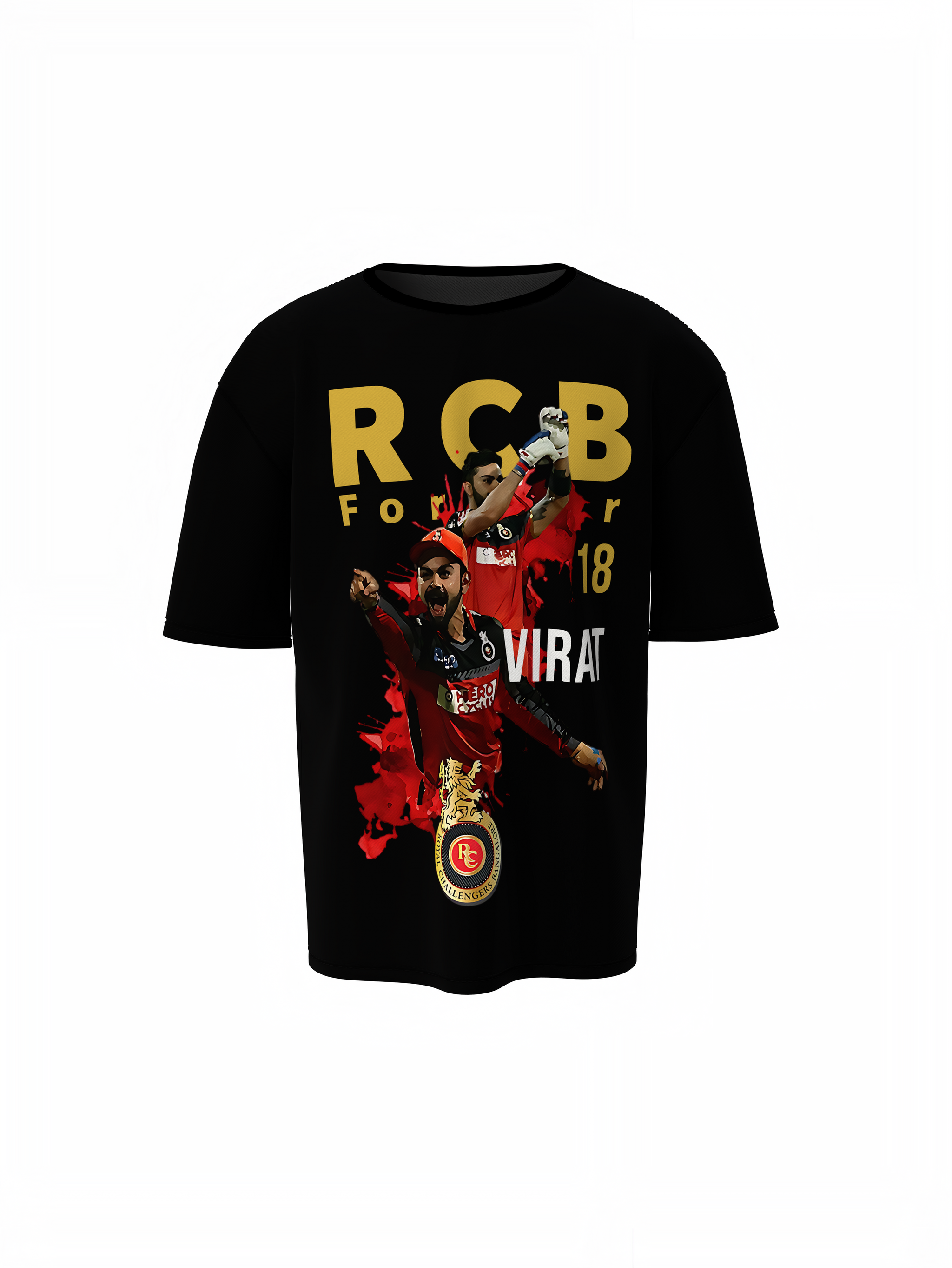 RCB Forever 18 Tee Oversized T-Shirt