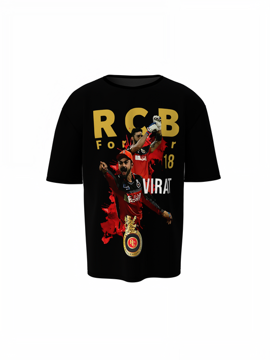 RCB Forever 18 Tee Oversized T-Shirt