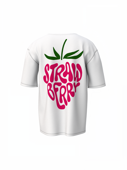 Strawberry Oversized T-Shirts for Cute Casual Summer Styles