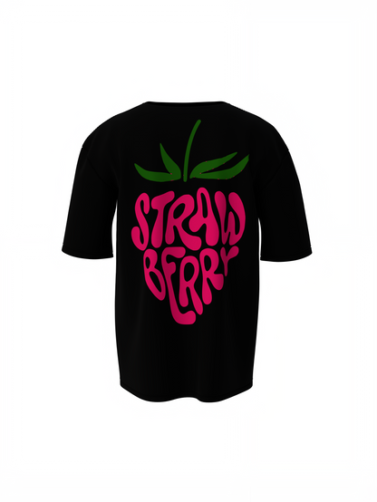 Strawberry Oversized T-Shirts for Cute Casual Summer Styles
