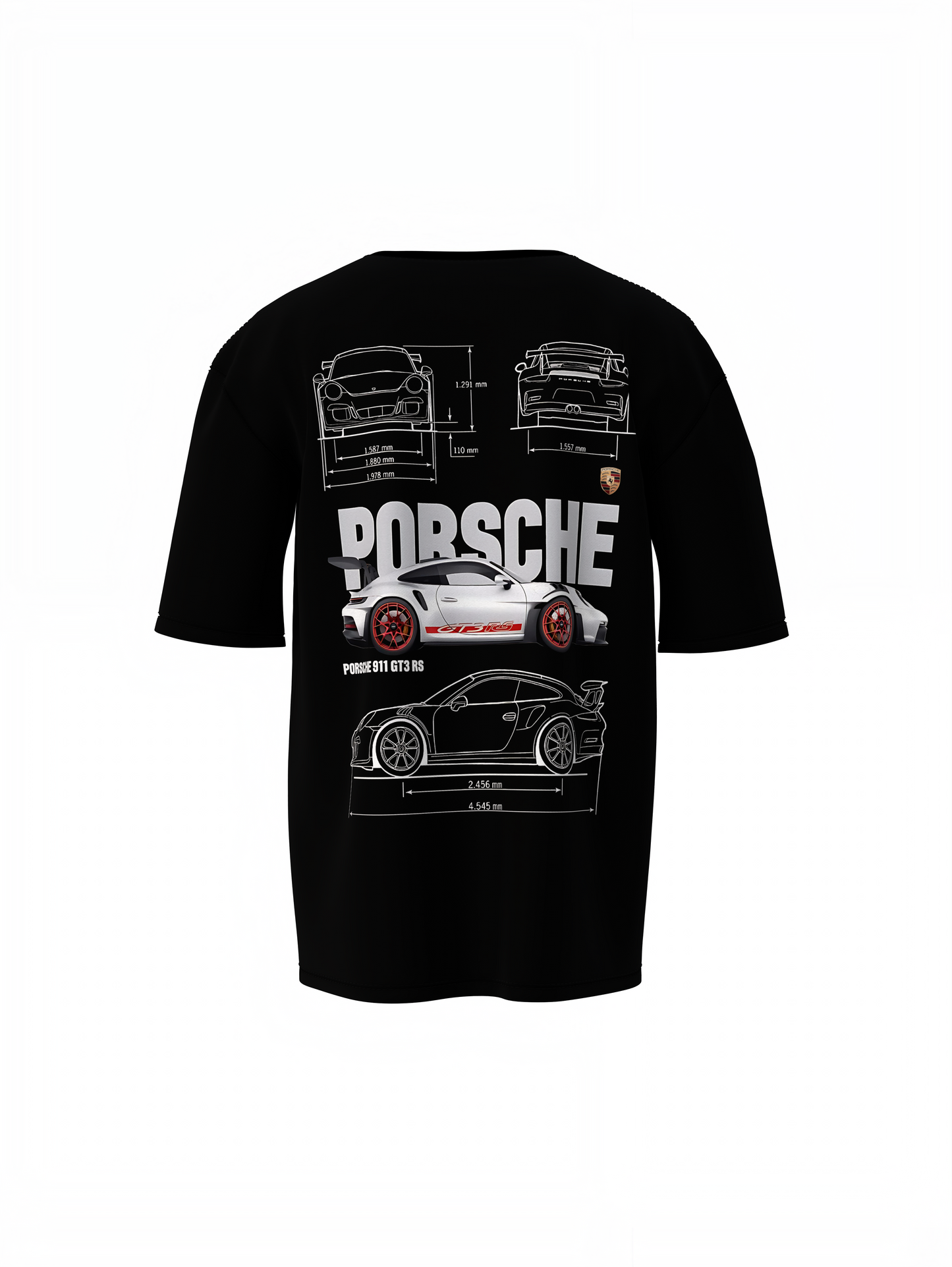 Porsche 911 GT3 Oversized T-Shirts