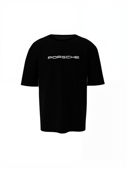 Porsche Lizard Green Oversized T-Shirt for Racing Streetwear