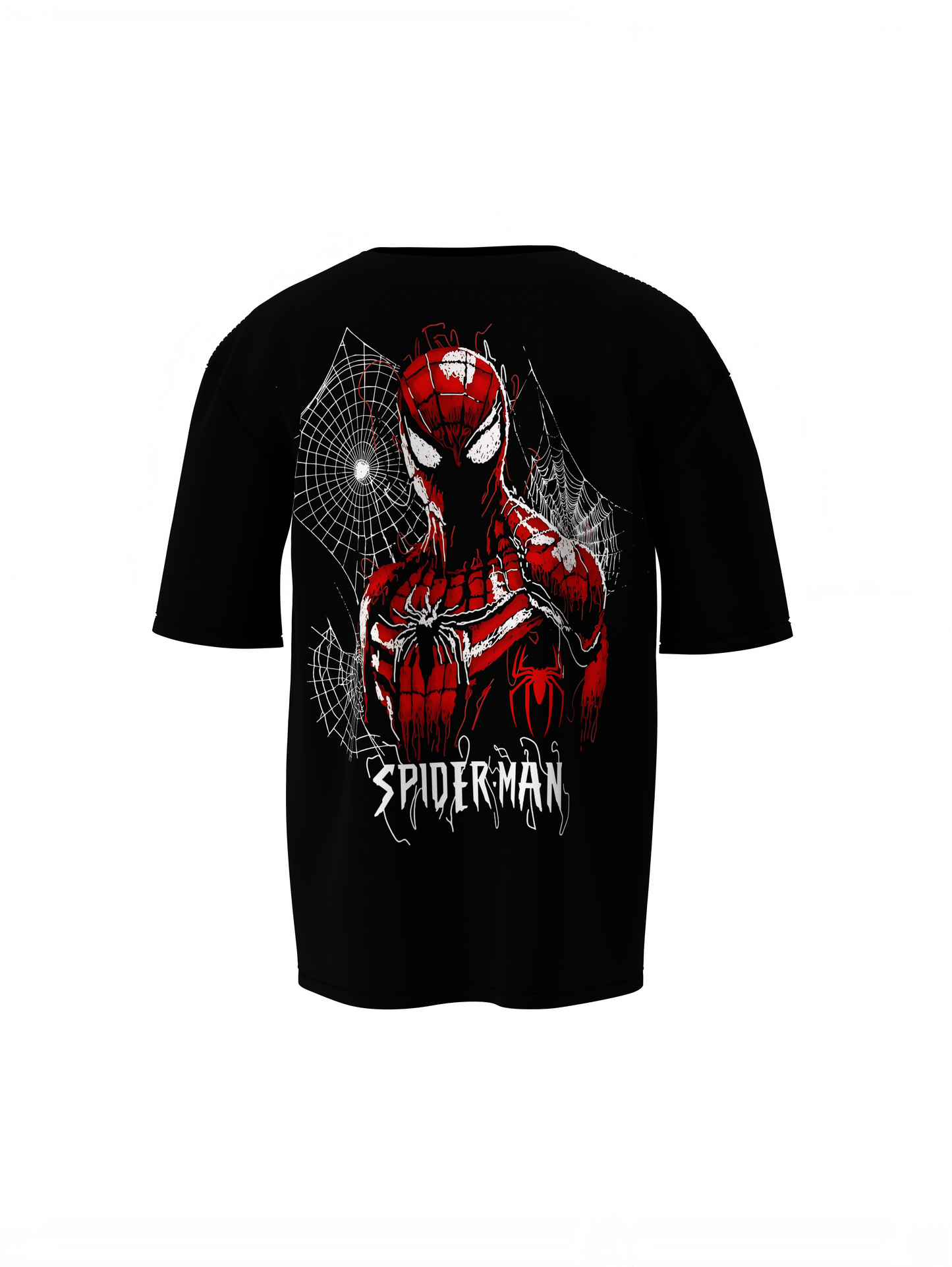 Venomous Web Spiderman Oversized T-Shirt Dark Fan Style
