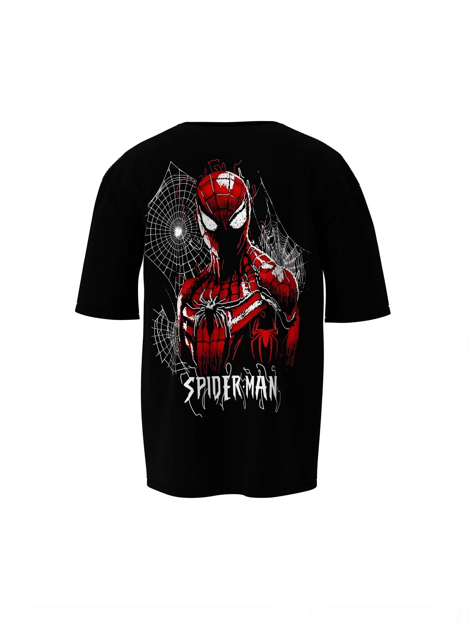 Venomous Web Spiderman Oversized T-Shirt Dark Fan Style