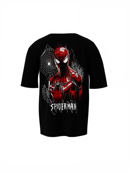 Venomous Web Spiderman Oversized T-Shirt Dark Fan Style