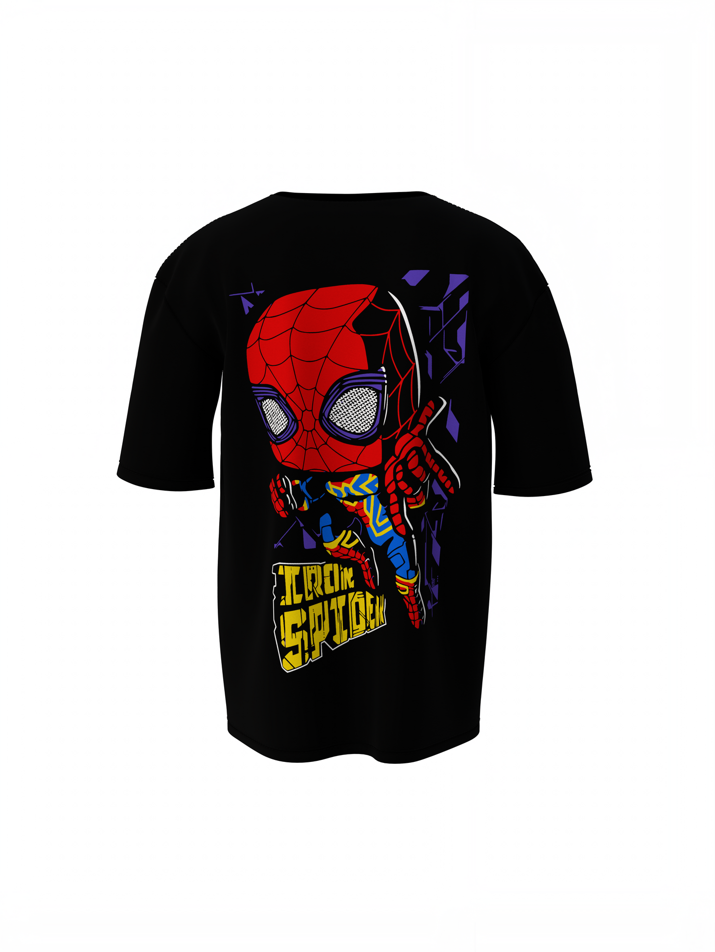 Amazing Spiderman Oversized T-Shirt Trendy Marvel Graphic