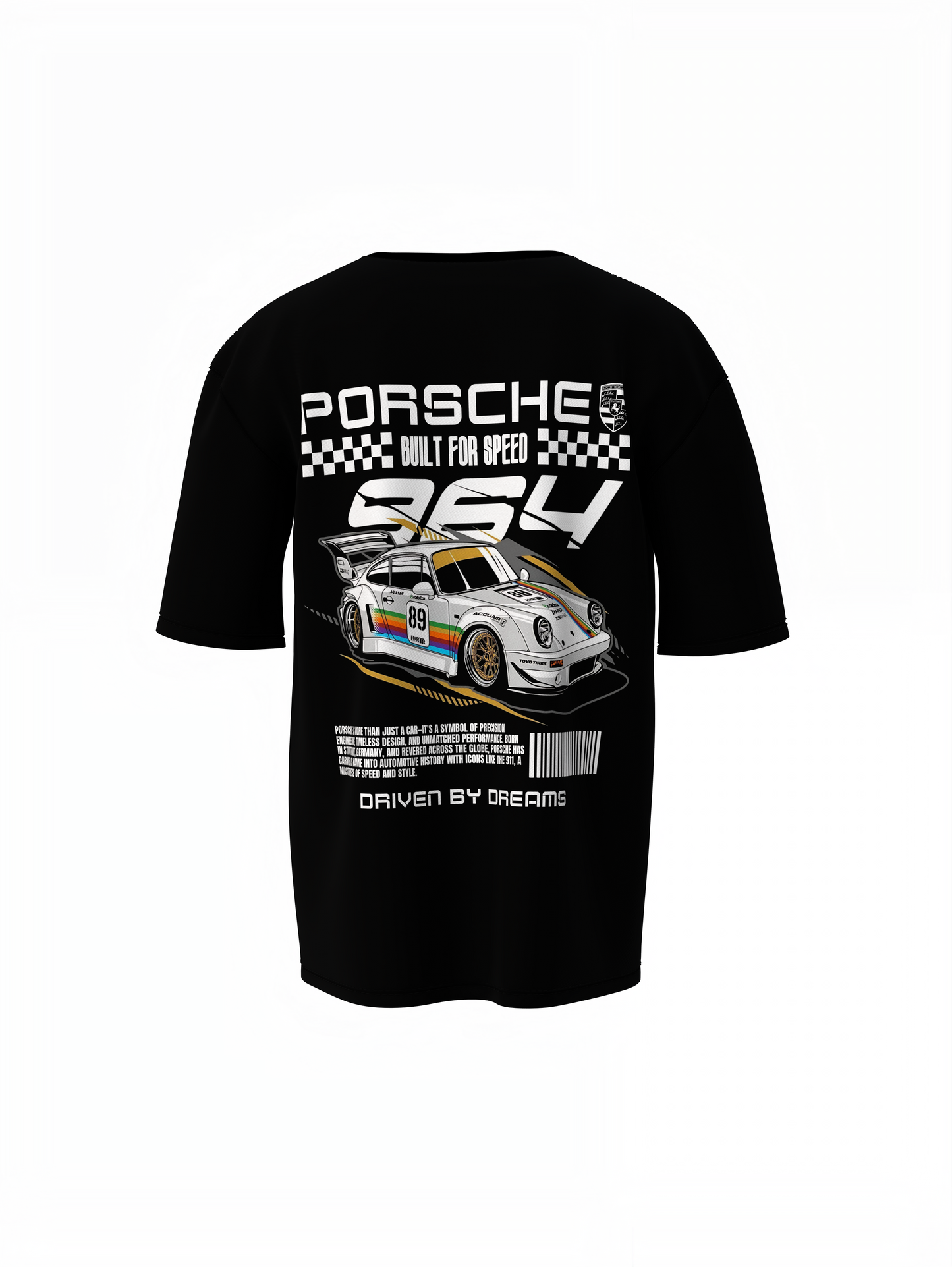 Porsche Built For Speed Oversized T-Shirt
