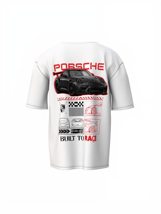 Porsche Build To Race Oversized T-Shirt