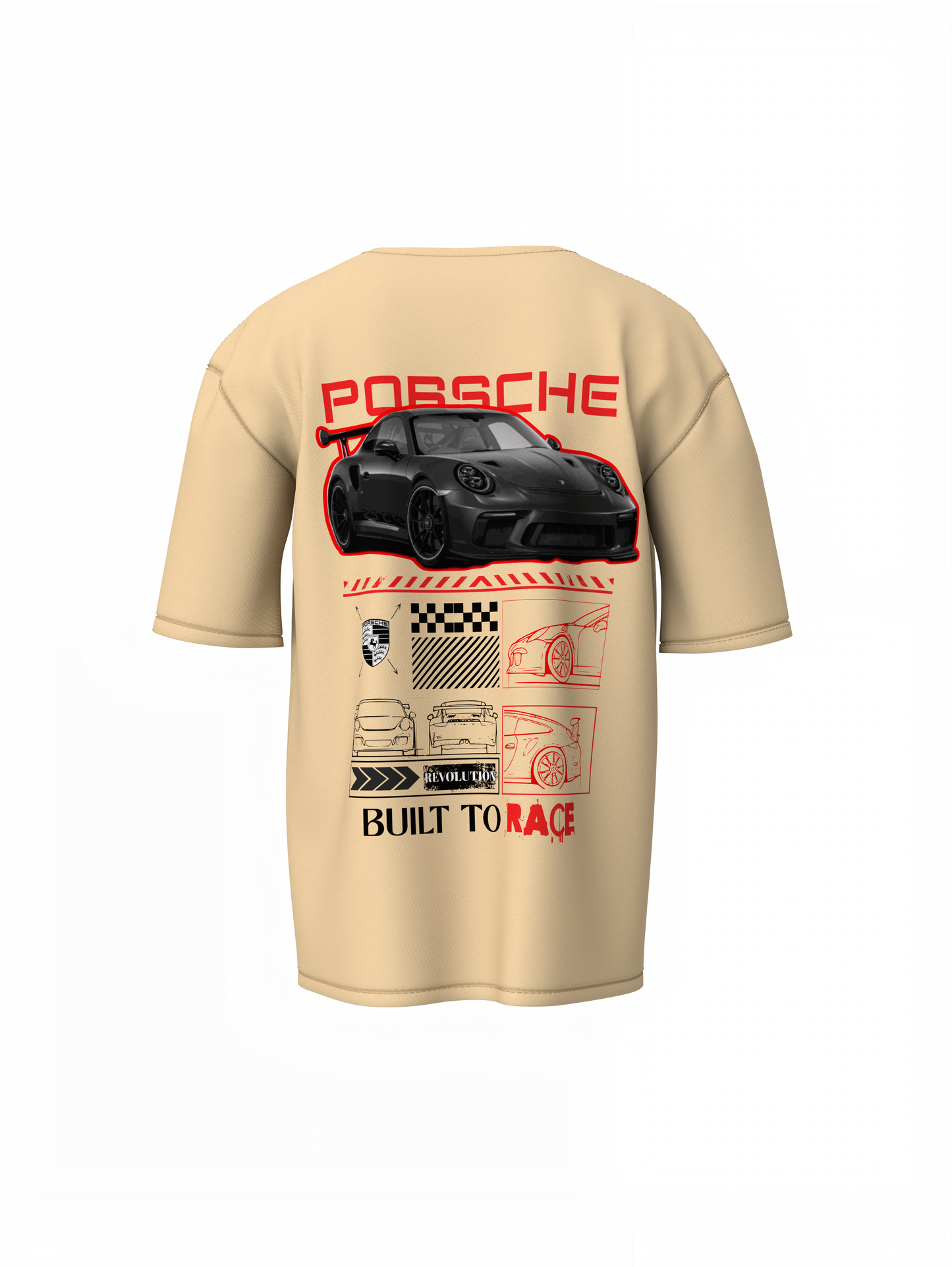 Porsche Build To Race Oversized T-Shirt