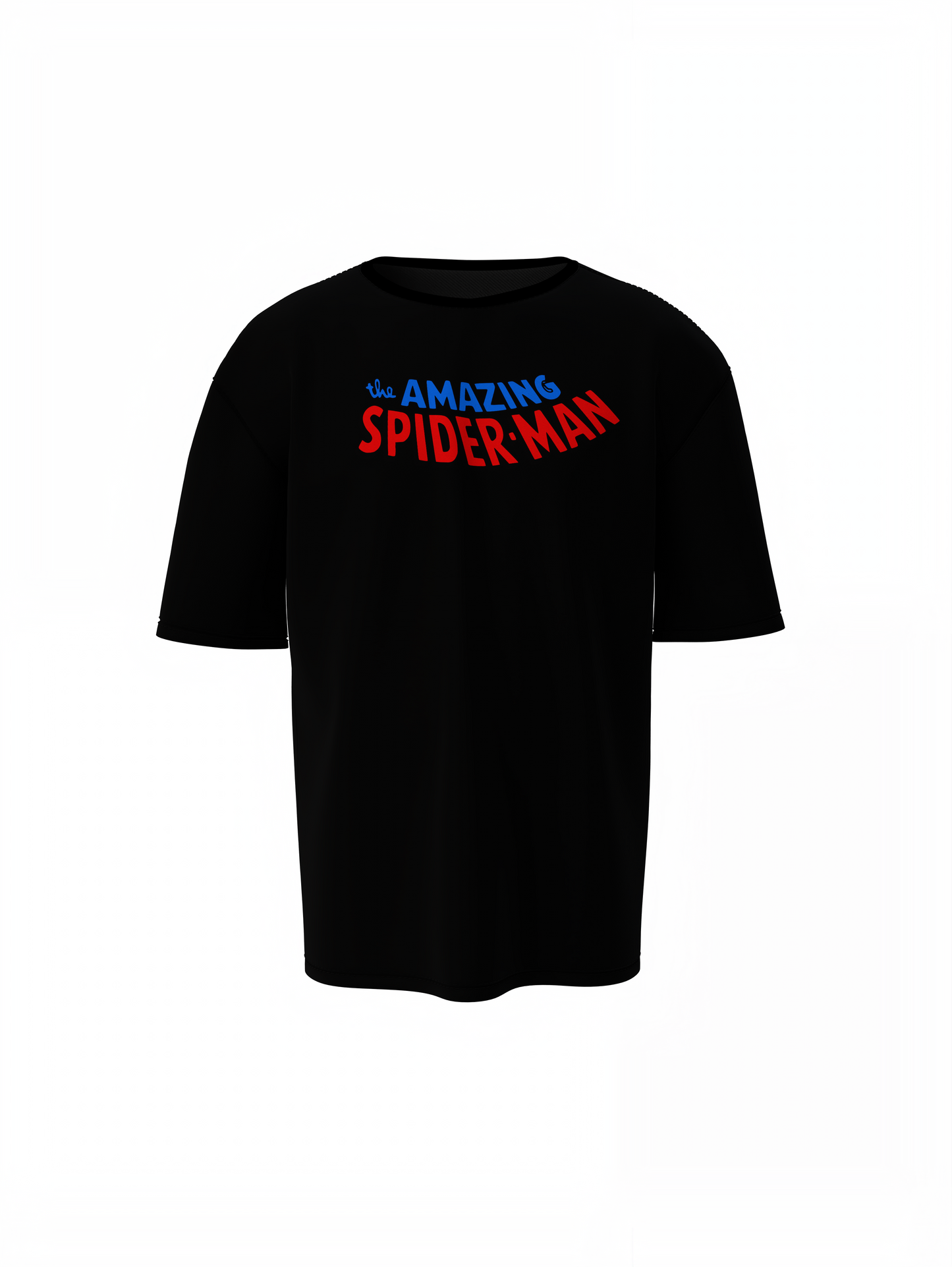 Amazing Spiderman Oversized T-Shirt Trendy Marvel Graphic