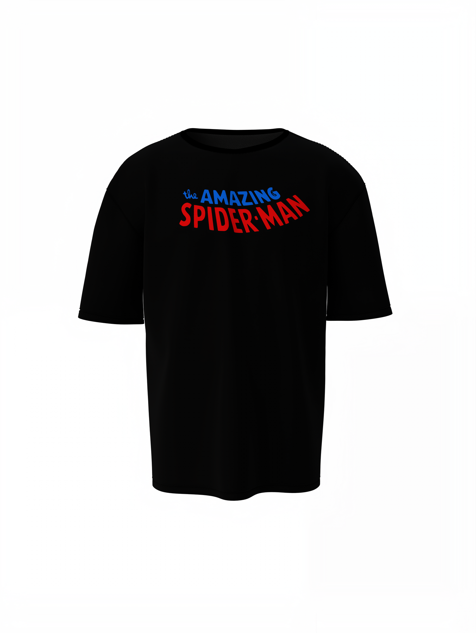 Amazing Spiderman Oversized T-Shirt Trendy Marvel Graphic