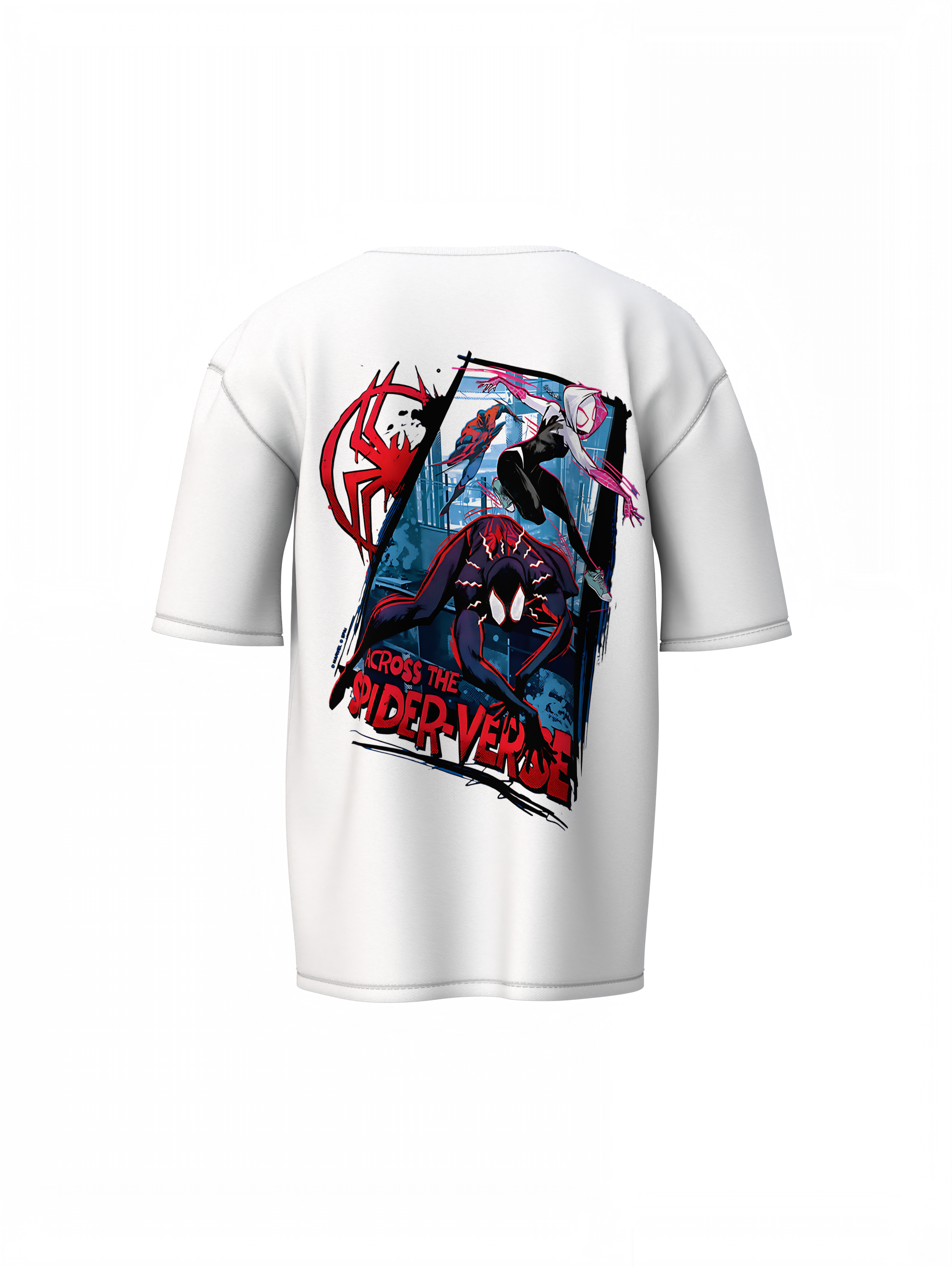 Across The Spider-Verse Oversized T-Shirts
