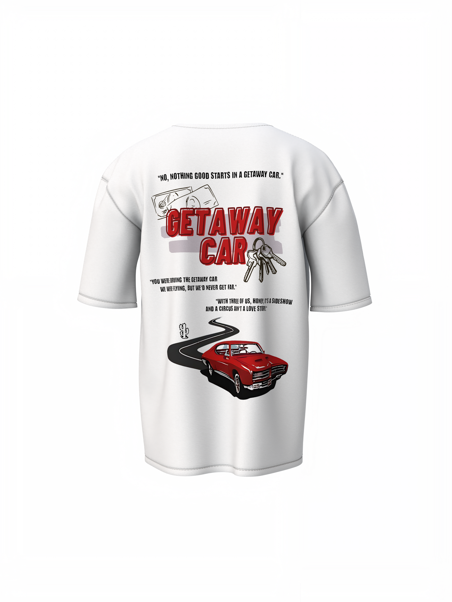 Gateway Car Oversized T-Shirt – Bold Graphic Streetwear