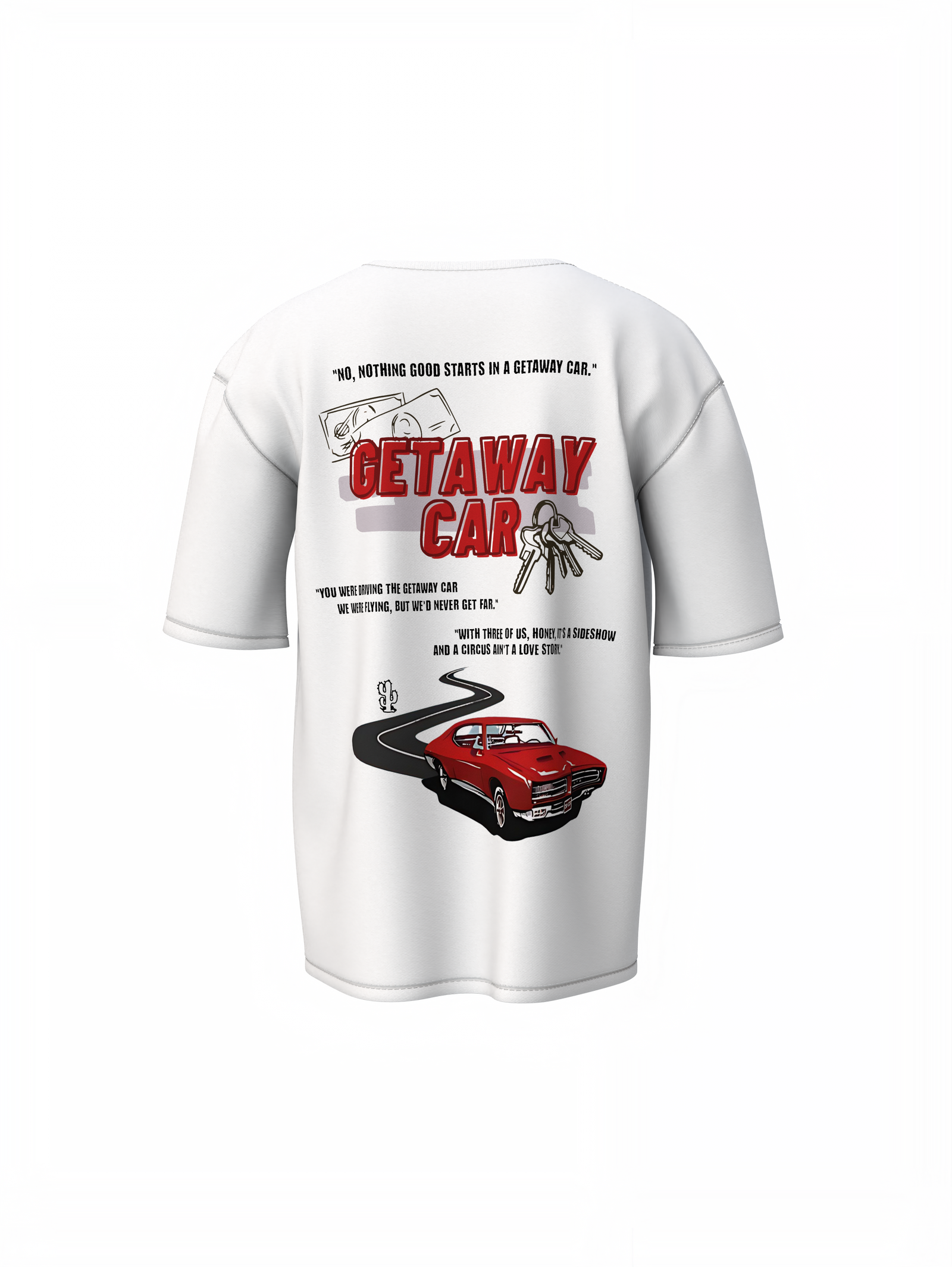 Gateway Car Oversized T-Shirt – Bold Graphic Streetwear