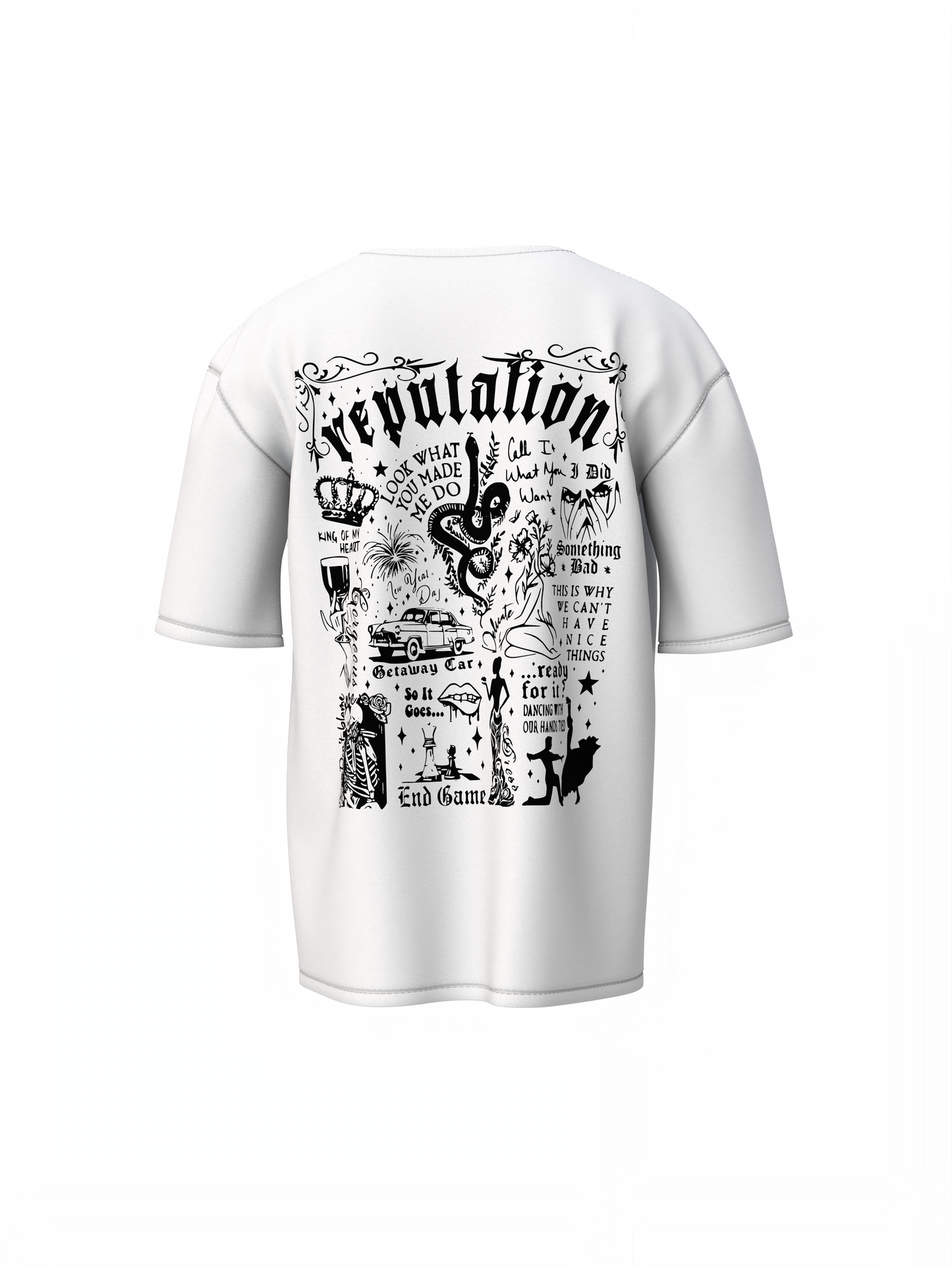 Taylor's Version Oversized T-Shirt for Fans Streetwear Tees