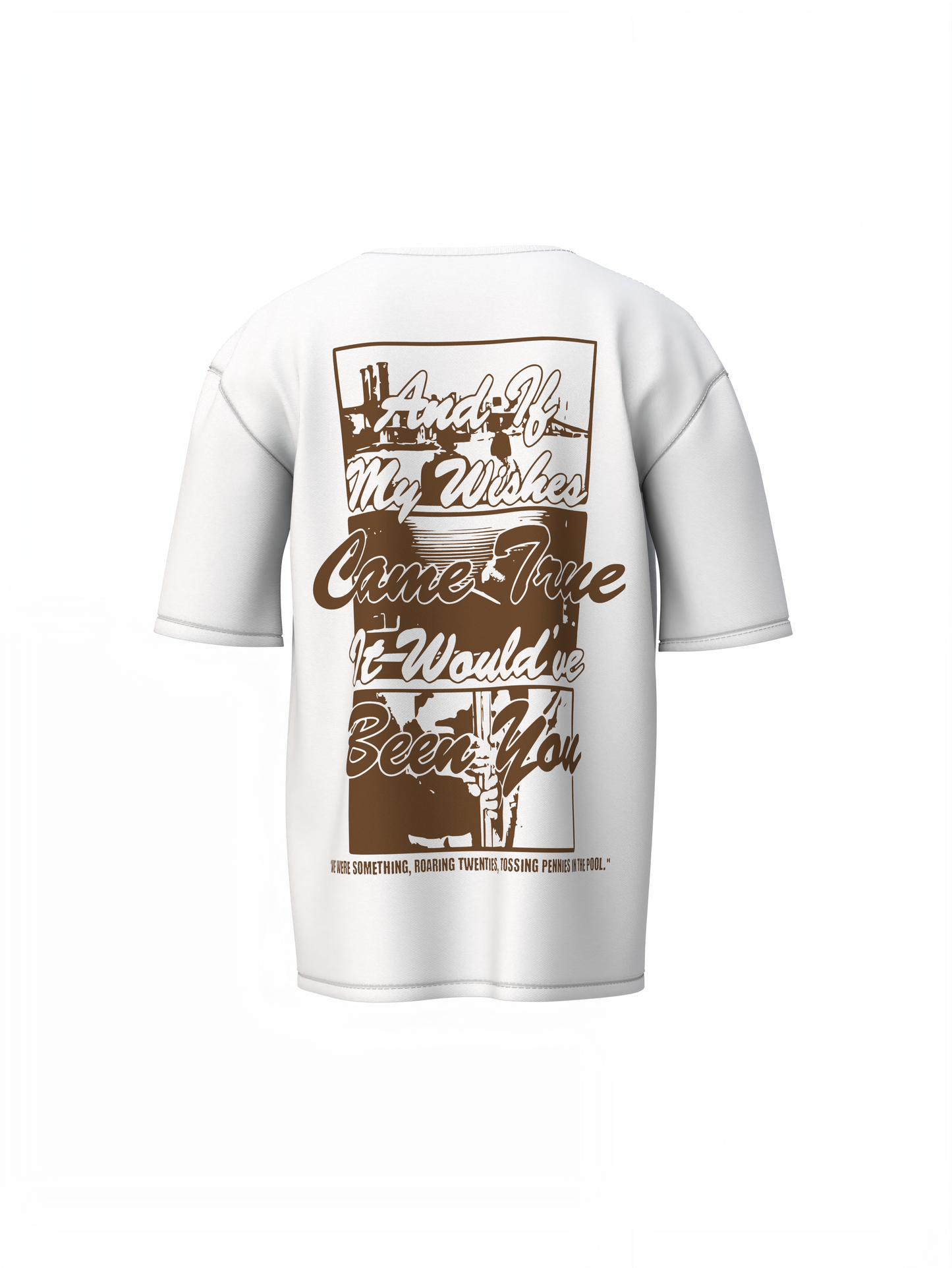 Wishes Come True Oversized T-Shirt for Dreamy Streetwear