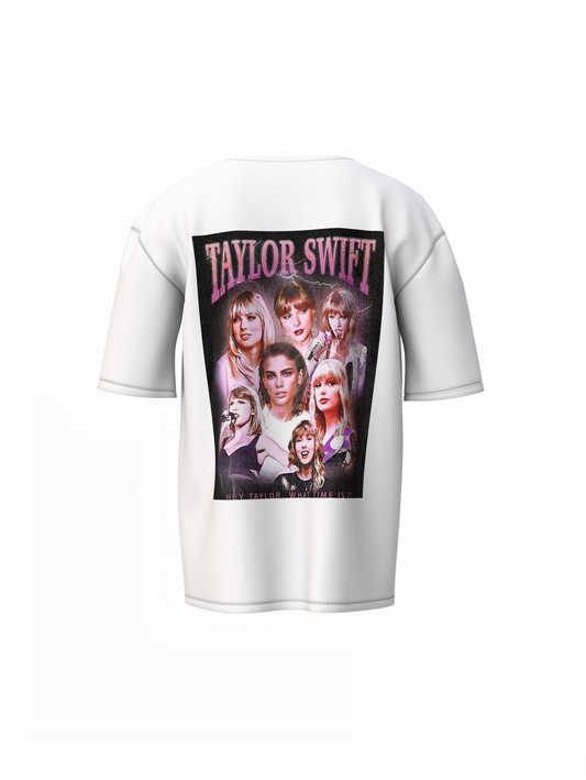 Swift Through Time Oversized T-Shirt Bold Streetwear Design