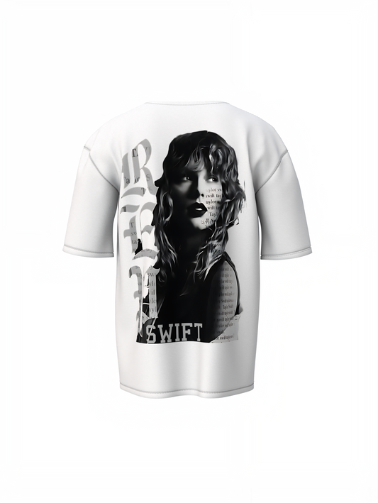 Swift in Shadows Oversized T-Shirt Bold Dark Streetwear Tee