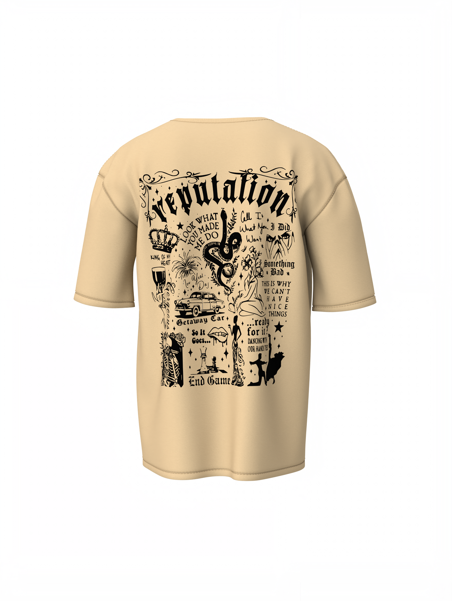 Taylor's Version Oversized T-Shirt for Fans Streetwear Tees