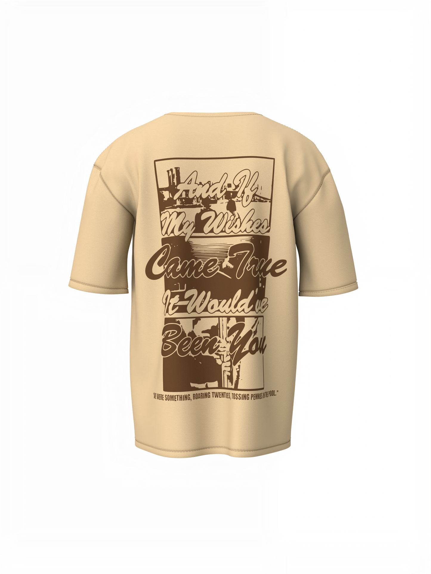 Wishes Come True Oversized T-Shirt for Dreamy Streetwear