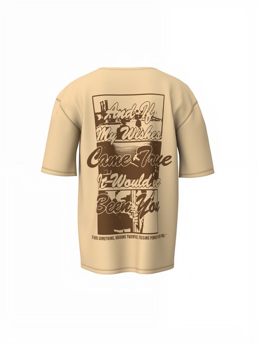 Wishes Come True Oversized T-Shirt for Dreamy Streetwear