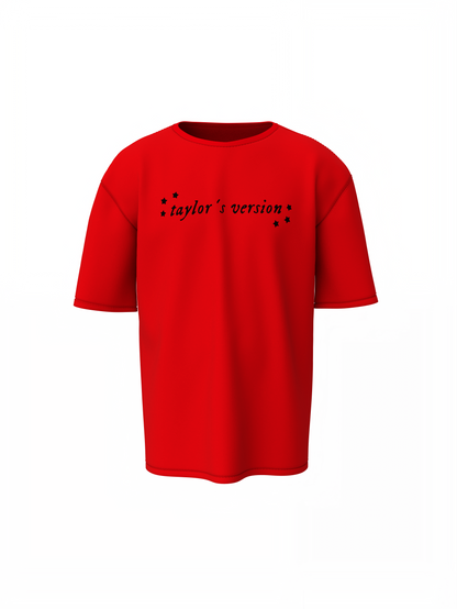 Taylor's Version Oversized T-Shirt for Fans Streetwear Tees