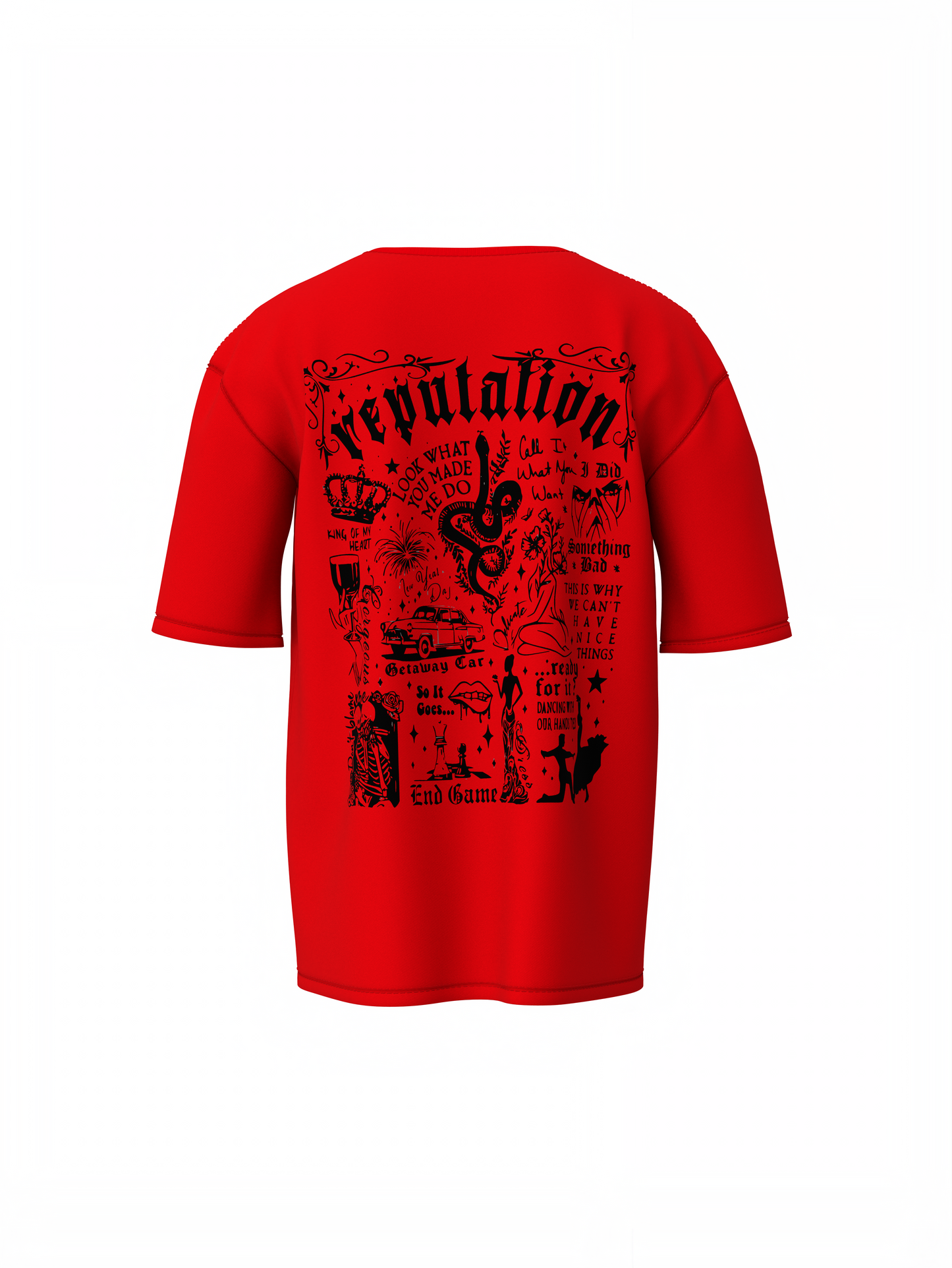 Taylor's Version Oversized T-Shirt for Fans Streetwear Tees