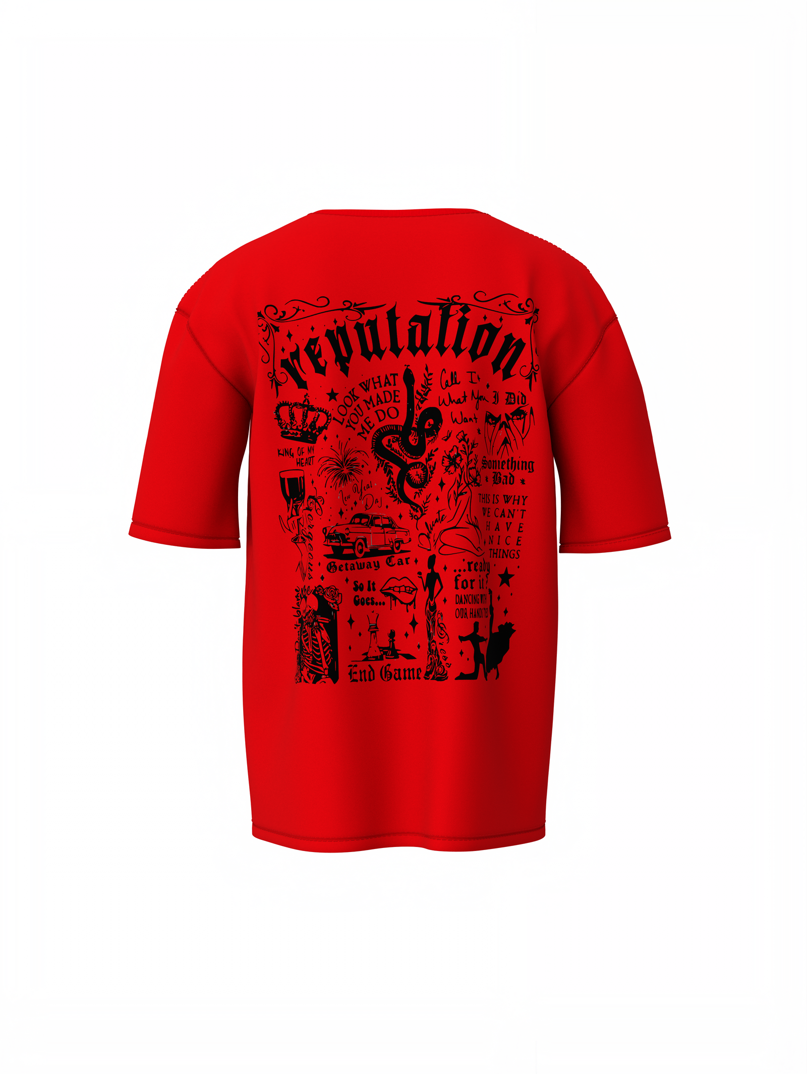 Taylor's Version Oversized T-Shirt for Fans Streetwear Tees