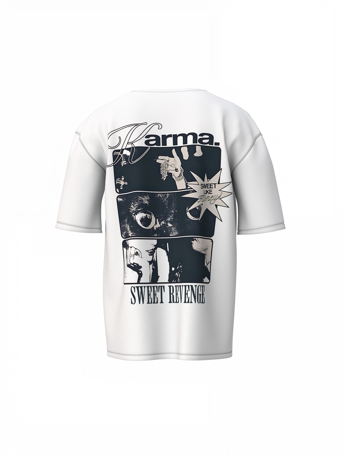 Sweet Revenge Oversized T-Shirt Bold Casual Streetwear Tees