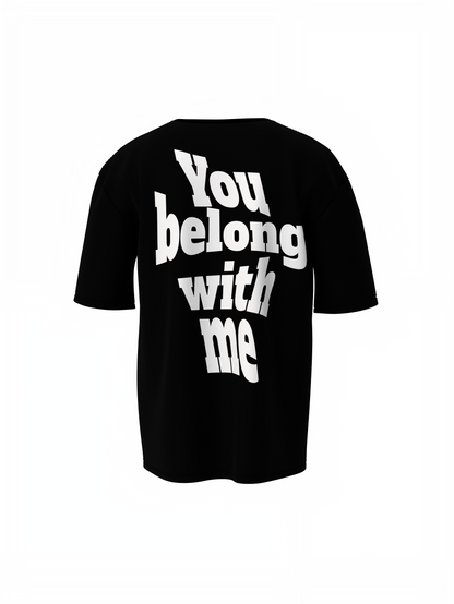 Belong With Me Oversized T-Shirt – Cozy, Stylish & Streetwear