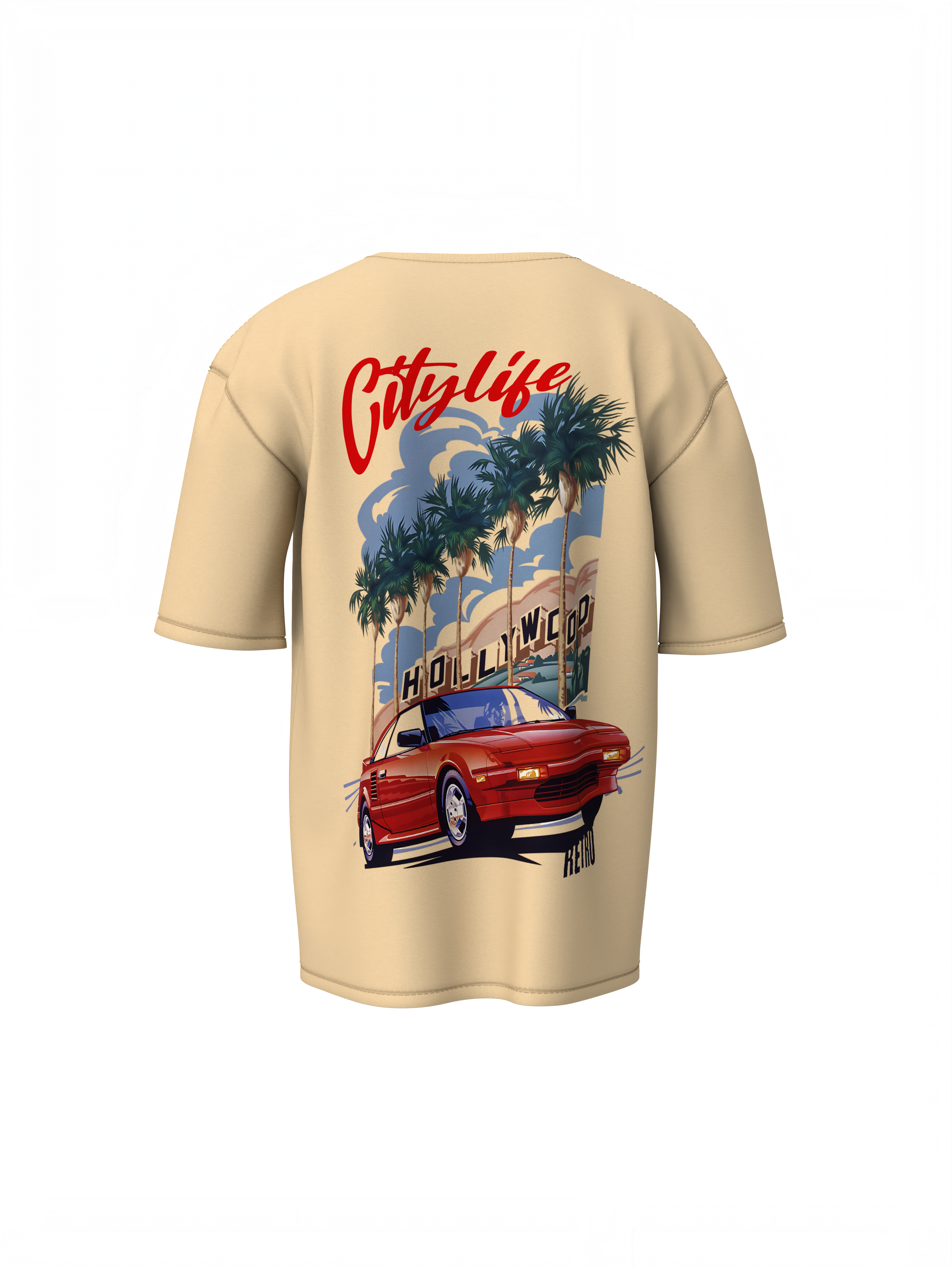 City Of Retro Oversized T-Shirt