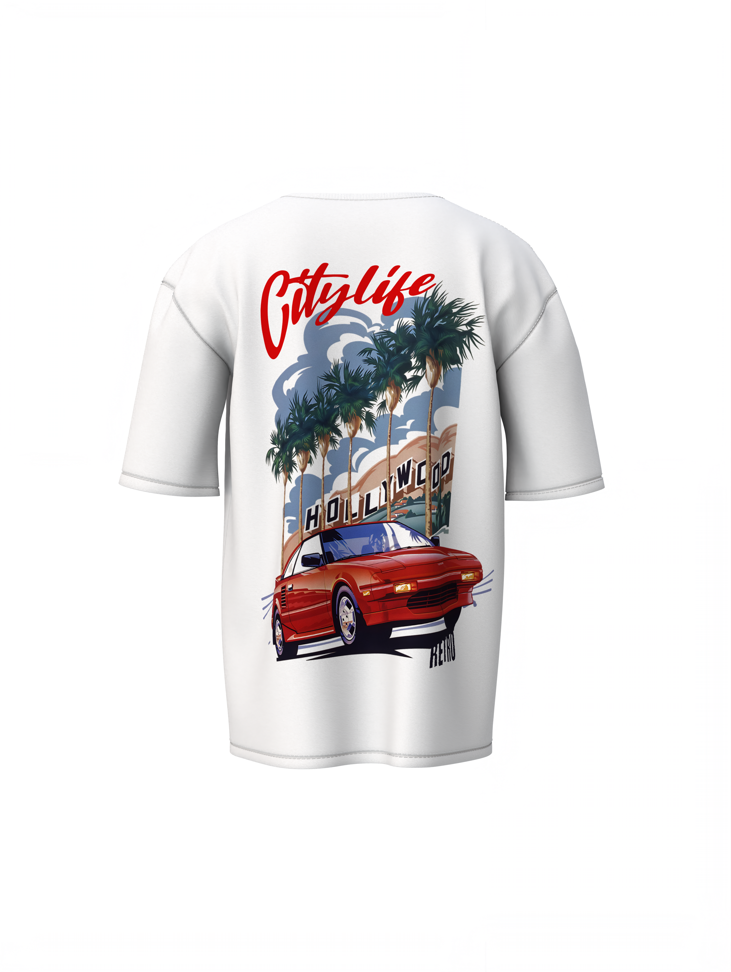 City Of Retro Oversized T-Shirt
